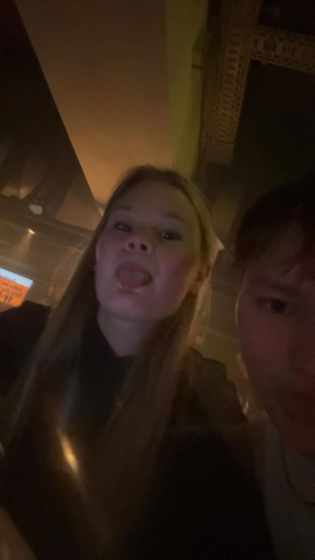 Onze selfie op de avond in Club Cuba
